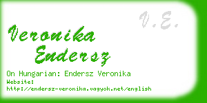 veronika endersz business card